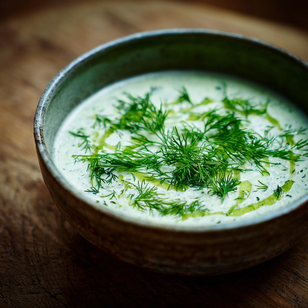 how to make Chilled Cucumber And Yogurt Soup With Fresh Dill — The Coolest Summer Lunch Ever step by step