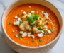 Creamy Roasted Red Pepper Soup With Feta Crumbles – Ready In Just 20 Minutes