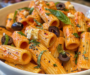 Creamy Mediterranean Roasted Red Pepper & Feta Pasta