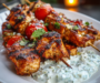 Grilled Mediterranean Chicken Skewers With Tzatziki for Your Next Cookout
