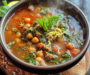 Hearty Mediterranean Lamb & Chickpea Soup with Fresh Mint & Lemon Zest
