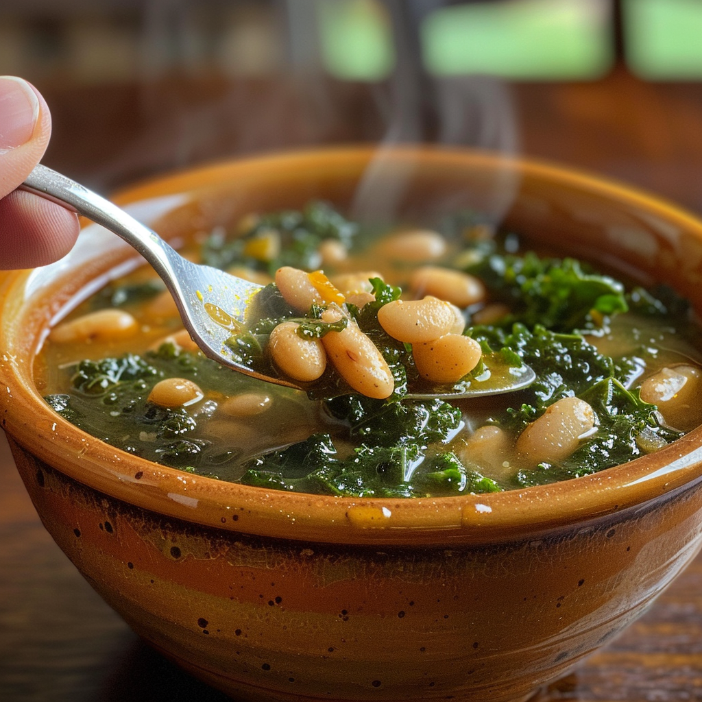 how to make Hearty Mediterranean White Bean & Kale Soup With Lemon & Dill: Immune-Boosting Comfort Food step by step