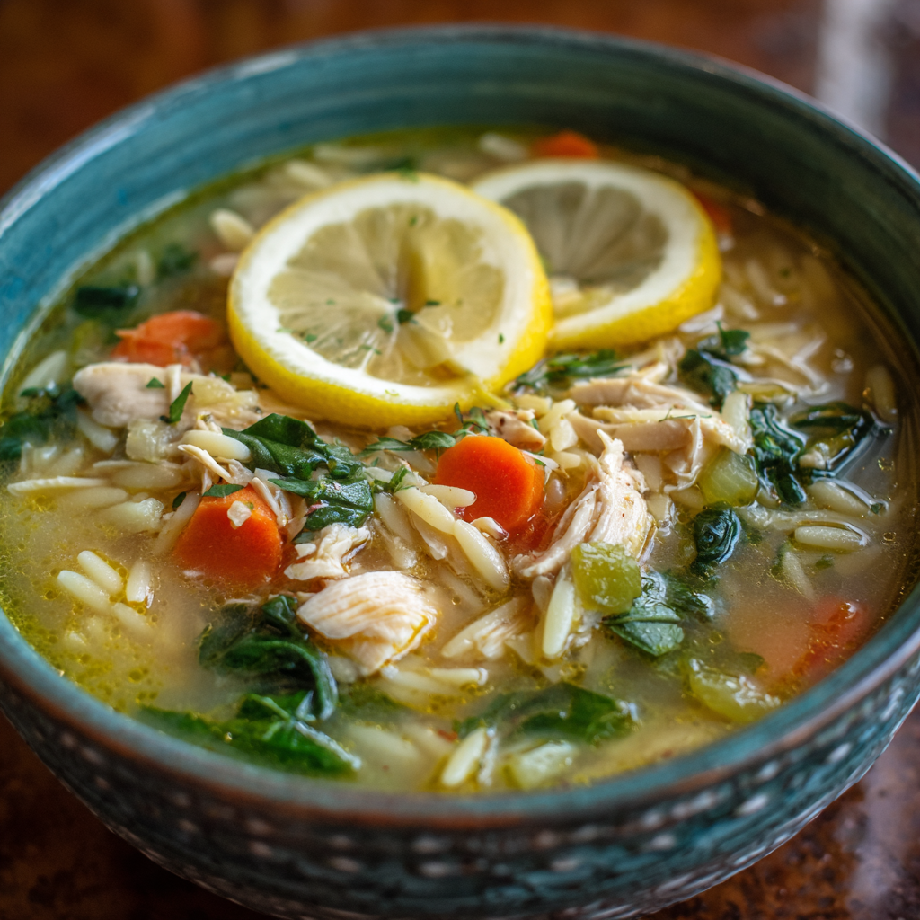 how to make This Light Lemon Chicken Orzo Soup Tastes Like A Warm Greek Afternoon In Every Spoonful step by step