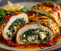 Mediterranean Stuffed Chicken Breast With Spinach and Feta