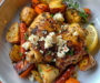 One-Pan Mediterranean Lemon-Herb Chicken with Feta and Veggies