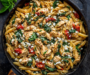 One-Pot Greek Chicken Pasta with Spinach and Feta (Under 25 Minutes)